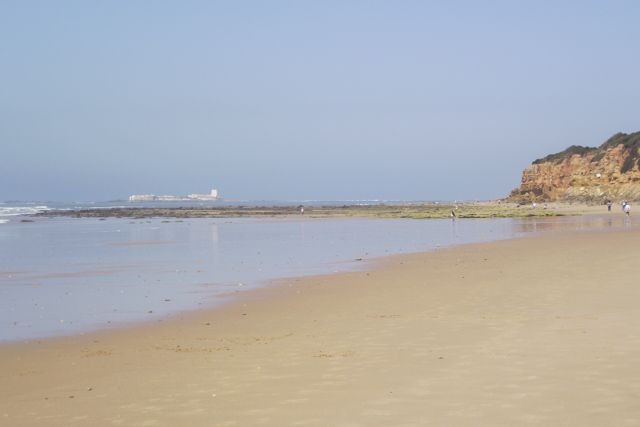 Vista de la Playa de la barrosa en Chiclana, una de las mejores playas de España