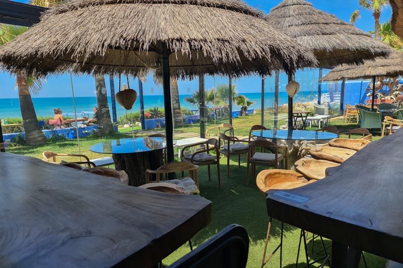 Ajedrez beach club terraza 2022